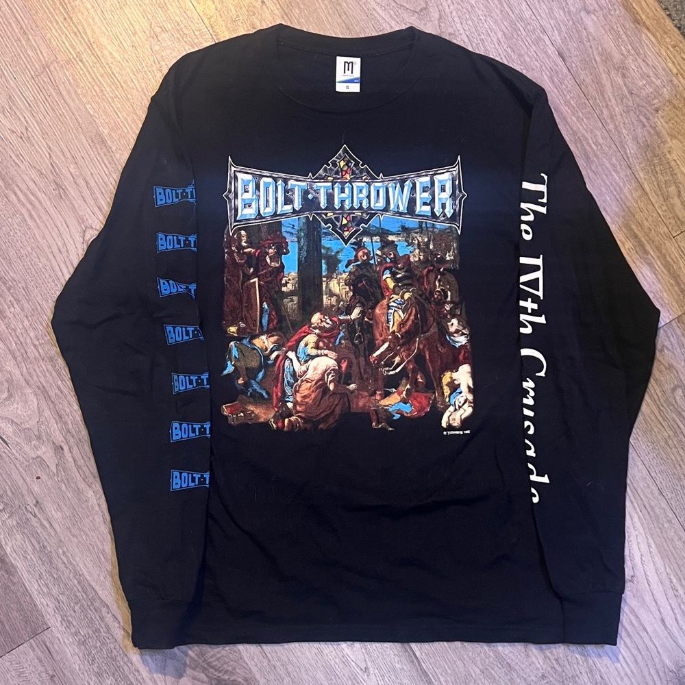 Bolt Thrower The IVth Crusade 1994 North American Tour Long Sleeve Shirt
